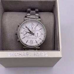 Michael Kors Sofie Quartz Silver Dial Silver Steel Strap Watch MK6575