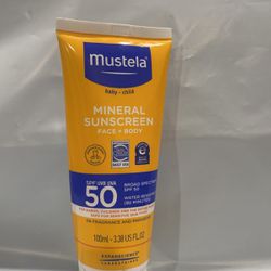 Baby Mineral Sunscreen Lotion SPF 50 Broad Spectrum - Face & Body Sun Lotion ...