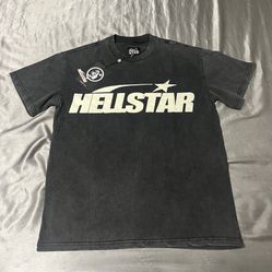 Hellstar Classic Logo Gel Print T-shirt 