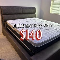 New Queen Mattress Only $140
