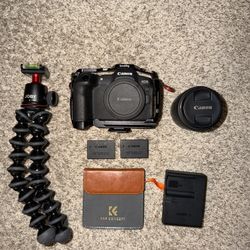 Canon R8 + 24-50mm STM lens 