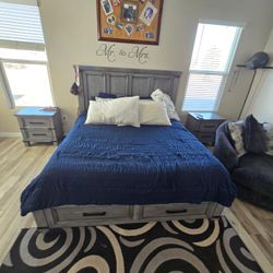 Ashley King 5 piece bedroom set NO MATTRESS