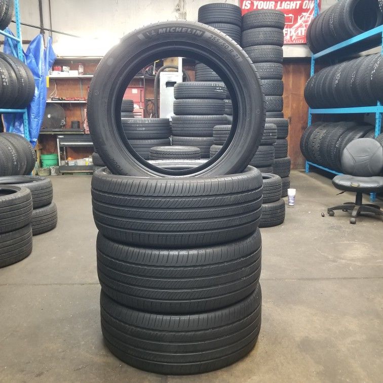 🔥 (4) 255 50 21 Michelin Primacy Tour All Season Tires