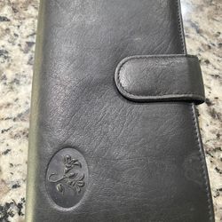 Black Leather Women Wallet $7.00 