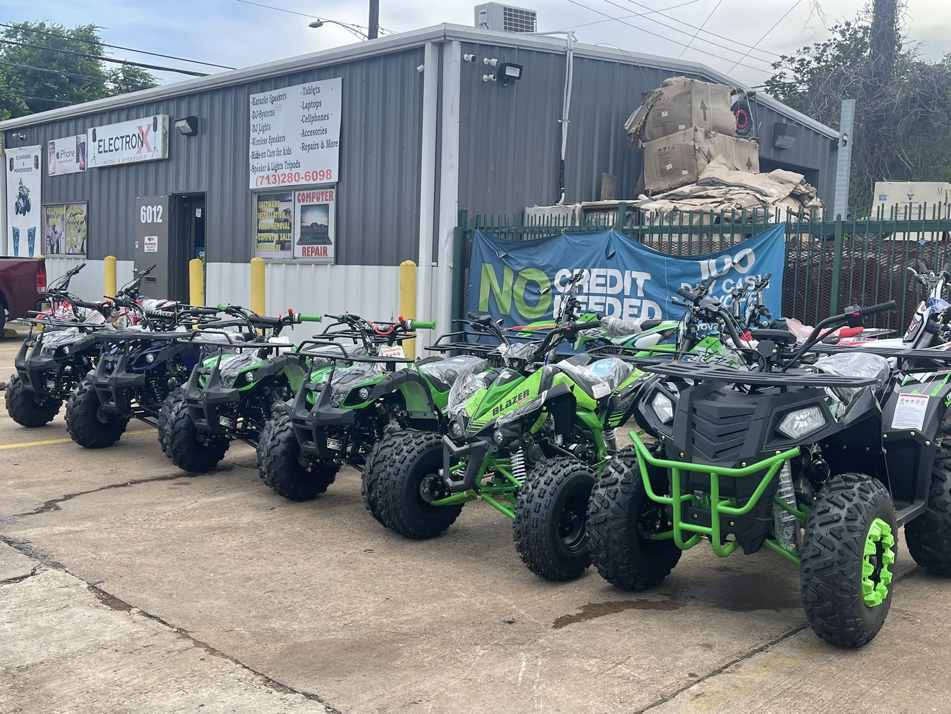 🔥4WHEELERS 🔥 ATVS 🔥BRAND NEW FINANCING AVAILABLE 🔥PRICES STARTING FROM $850 110cc