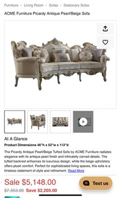 Elegant Sofa and 2 Chairs-New