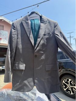 Gray suit!