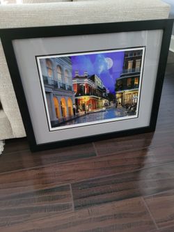 French Quarter Photographic art of Charles St.  By Alex Demyan