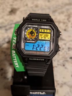 Cyberpunk 2077 Custom Casio AE 1200 Watch Mod