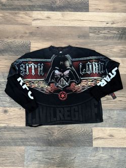Civil Regime x Star Wars “Sith Lord / Darth Vader” long sleeve vintage wash oversized shirt in XLarge, brand new with tags