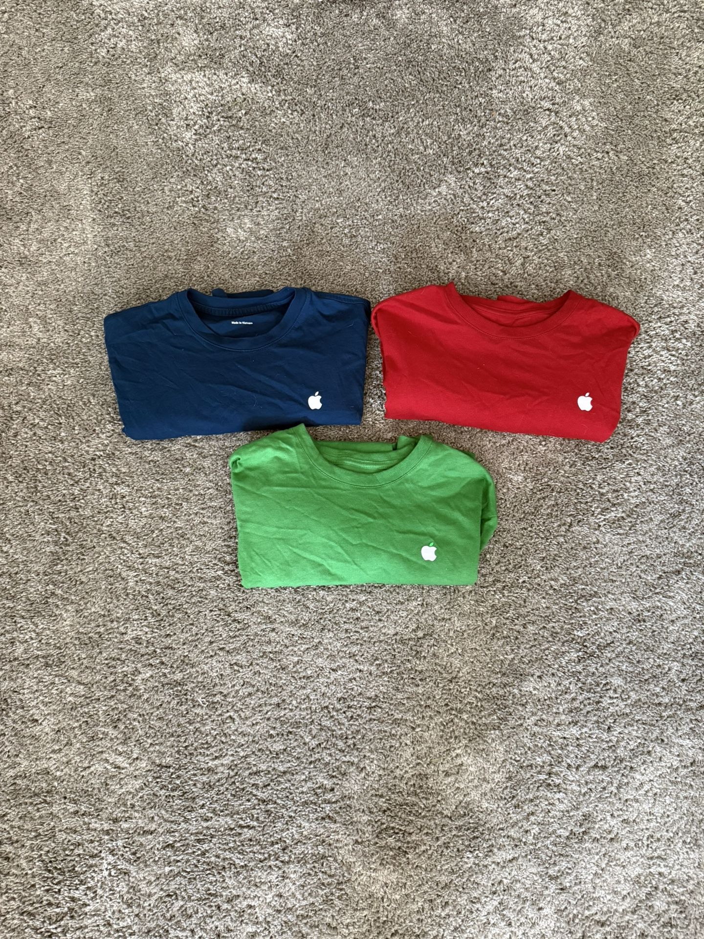 Collection of Apple shirts 