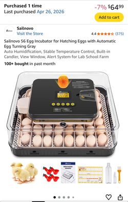 56 Egg - Incubator - New in Box