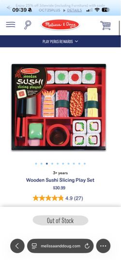 Melissa and Doug sushi set