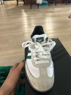 Adidas Samba White Green Sneakers