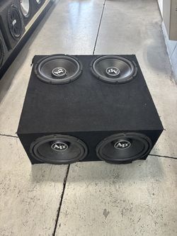 Audio Pipe Box of 12” Speakers
