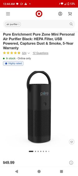 Pure Enrichment Air Purifier $25