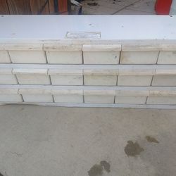 Weather guard, 18 drawer storage container