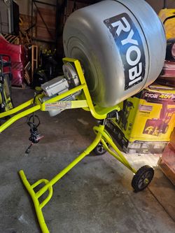 RYOBI CORDED CEMENT MIXER