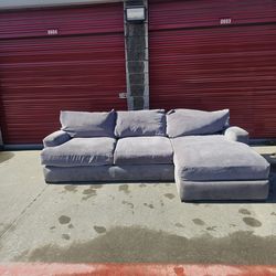 Grey Oversized Sectional