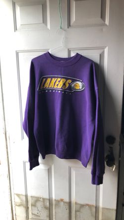 Vintage Fruit of the Loom Lakers Sweater XL