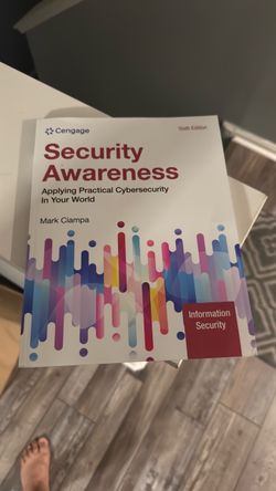 security awareness, six edition textbook