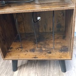 Open Slotted Display Cabinet Storage 