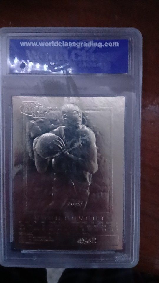 Kobe Bryant 1996-97 Psa GEM-MT 10 23kt Gold 