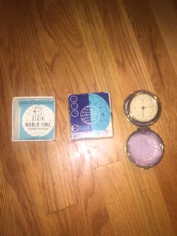 Vintage Eligin World Clock 