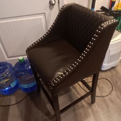 Leather Stool Like Chairs I Have 2
