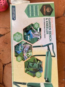 Garden bench and kneeler