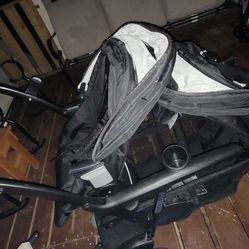 2 Seat Stroller With Easy Stand