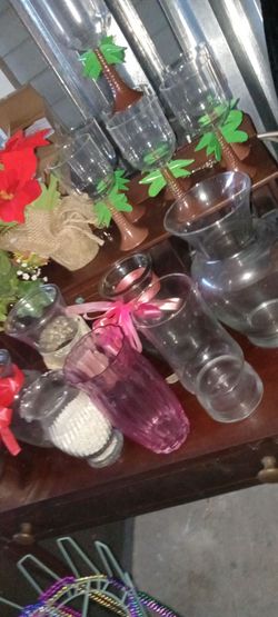 8 vases all 3 dollars
