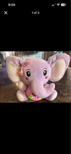 VTech Purple Elephant Plush Toy