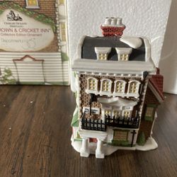 Dept 56 “Crown &Cricket Inn” Ornament 