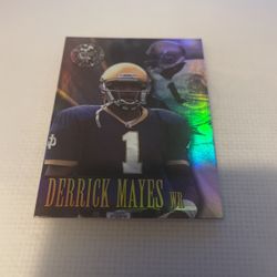 Football PressPass 1996 Derrick Mayes #50