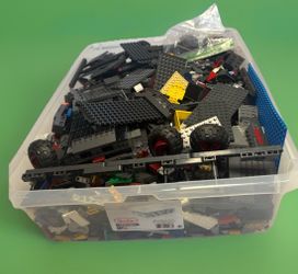 Huge 16.4 LB LEGO Mixed Lot w/ Minifigures, Vehicle Parts & Accessories