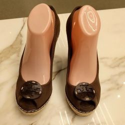 TORY BURCH Espadrilles, Women's Shoes, Wedges, Size 9M
