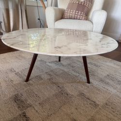 Round Marble Coffee Table 