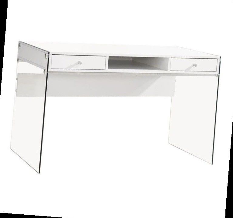 Writing Desk White Glossy