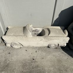 2ft Long Concrete Classic Car Plant Holder