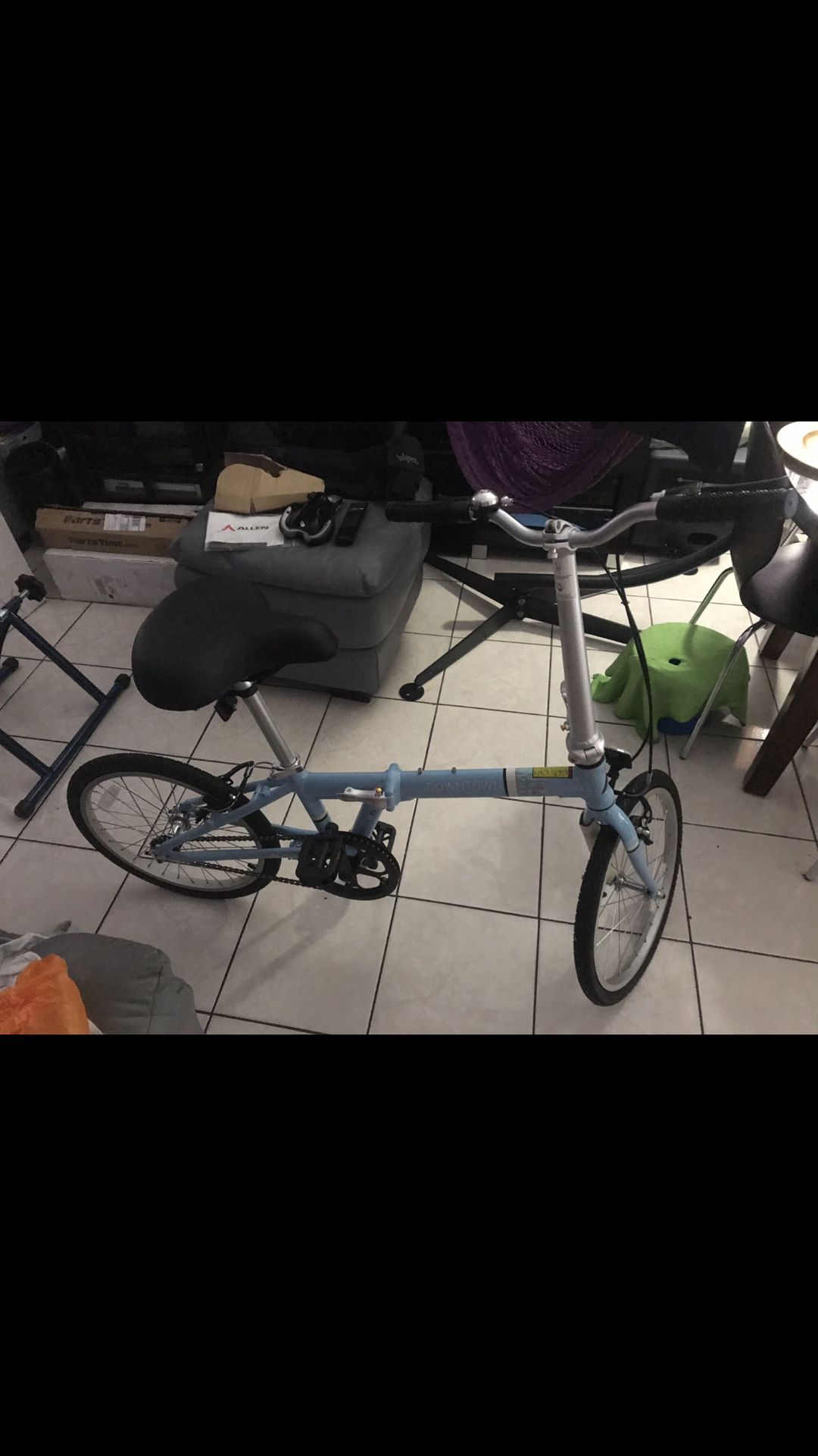 Bike with wide comfy seat & Folding New