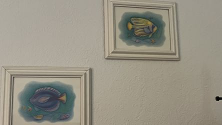 4 Fish Frames 10” X 8” 