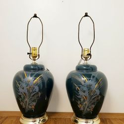 Pair Of Vintage Lamps 