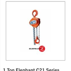 1 Ton Elephant C21 Series Elephant Lifting C21 hand chain hoist