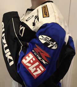 Men's Vintage Suzuki Yoshi Mura Rocket Moto Racing Jacket