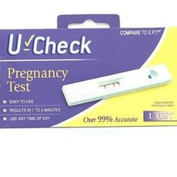 U CHECK PREGNANCY TEST 