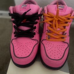 Pink Power Puff Dunks 