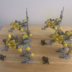 Lego Star Wars #75431 -327th Star Corps AT-RT Walker Builds Lot Of 4 No Minifigs, with instructions