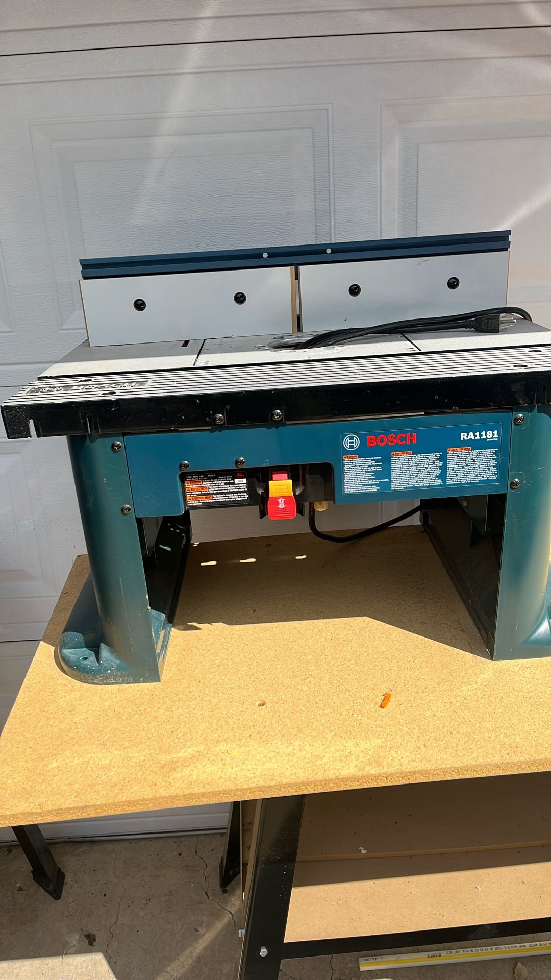 Bosh Cutting Table No Blade No Motor 