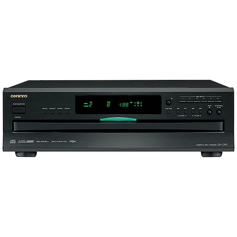 Onkyo DXC390 6 Disc CD Changer,Black